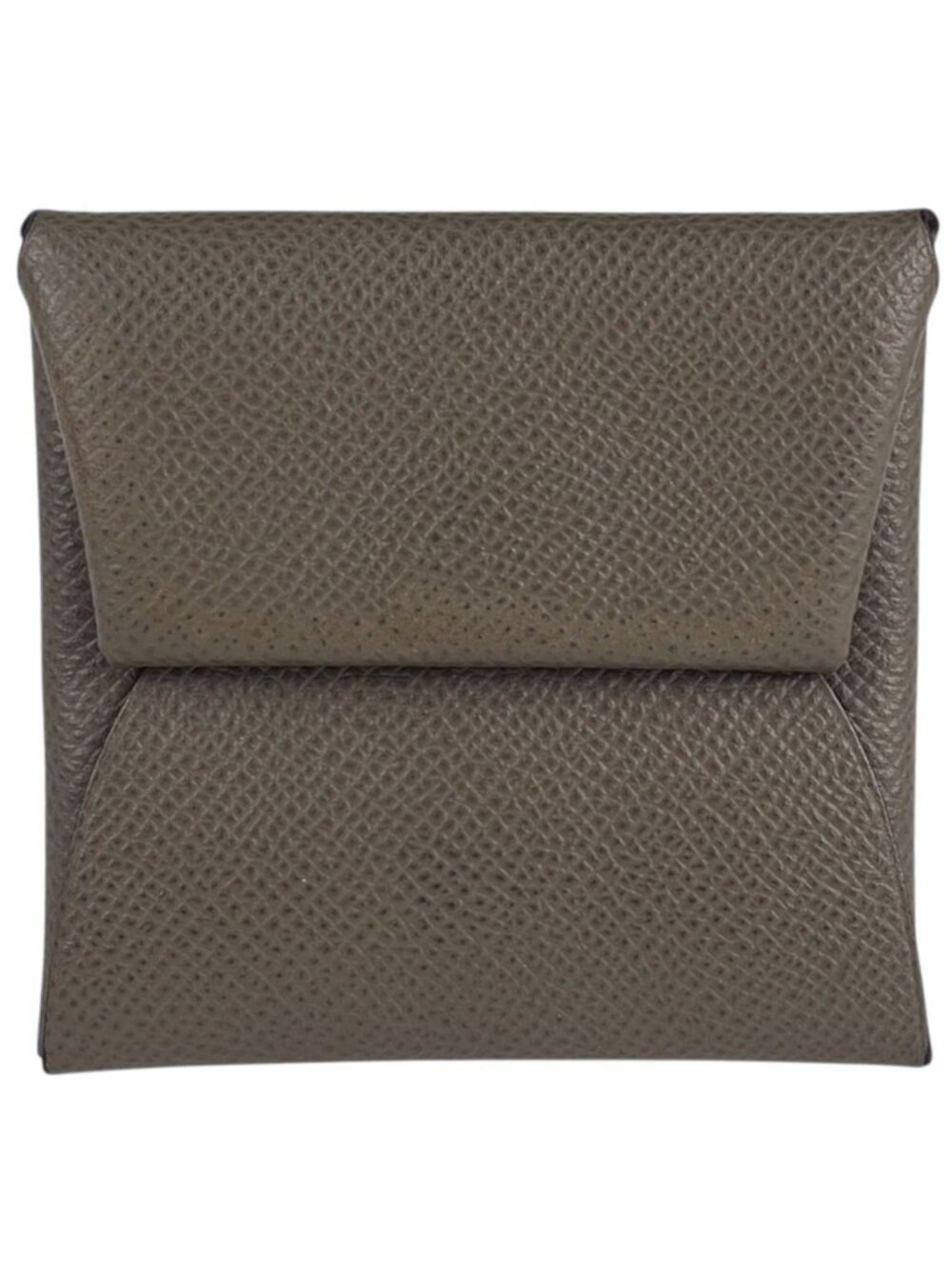 Hermes Bastia Verso Coin Purse Leather Brown